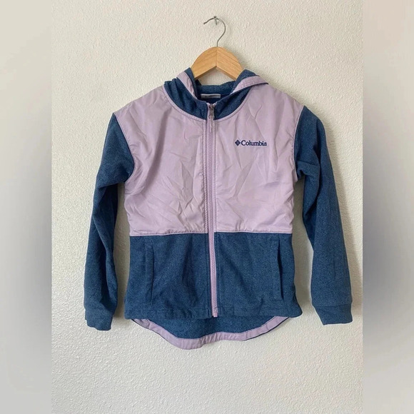 Kids Columbia jacket purple blue size small 7/8 - Picture 1 of 5
